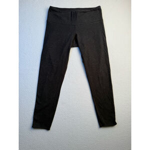 Lululemon Wunder Under Cotton High-Rise Pants Size 6 Heather Charcoal Gray